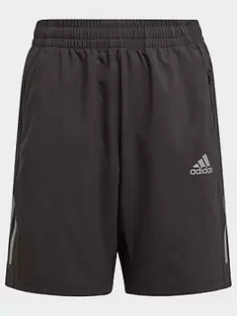 Boys, adidas Aeroready Run Shorts, Black, Size 11-12 Years