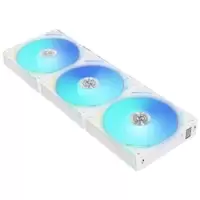 Lian-Li UNI AL120 V2 Addressable RGB White 120mm Fan Triple Pack with Controller