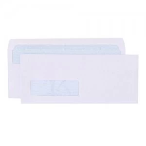 Blue Label Wallet Envelope DL Self Seal Window PK1000
