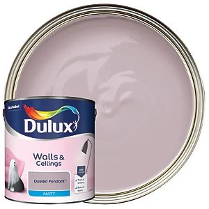 Dulux Walls & Ceilings Dusted Fondant Matt Emulsion Paint 2.5L