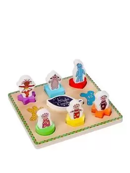 In The Night Garden Wooden Character Peg Puzzle, One Colour