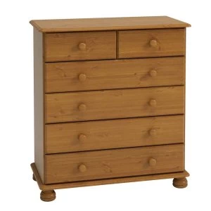 Steens Richmond 6 Chest of Drawers - Pine