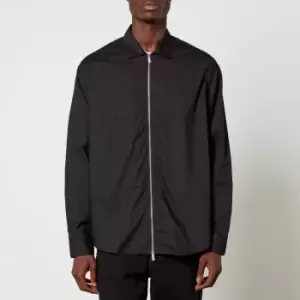 Armani Exchange Mens Zipped Long Sleeved Shirt - Black - XXL
