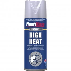 Plastikote High Heat Aerosol Spray Paint Aluminium 400ml