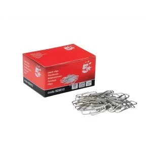 5 Star Office Paperclips Metal Small 22mm Plain Pack 10x200