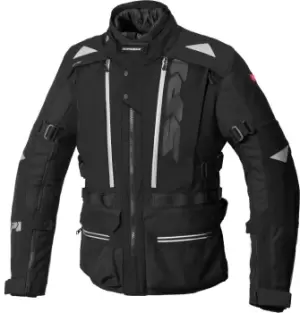 Spidi H2Out Allroad Motorcycle Textile Jacket, black-grey, Size XL, black-grey, Size XL