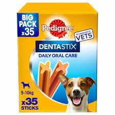 Pedigree Dentastix Daily Adult Small Dog Treats 35 Pack 550g - wilko