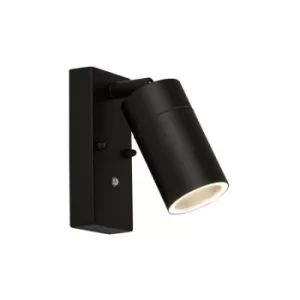 Searchlight 1Lt Light Outdoor Light With Dusk Till Dawn Sensor, Black