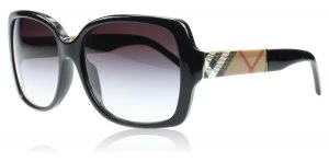 Burberry BE4160 Sunglasses Black 34338G 58mm