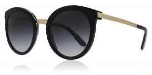 Dolce & Gabbana DG4268 Sunglasses Black / Gold 5018G 52mm