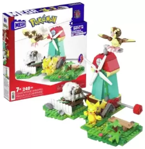 Mega Pokemon Countryside Windmill Building Set