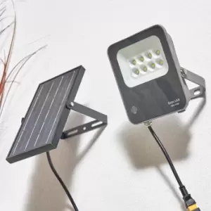Zink DENBY 300lm LED Solar Floodlight Grey