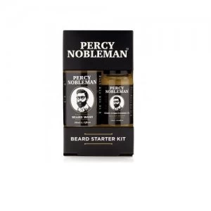 Percy Nobleman Beard Starter Kit Beard Oil + Beard Wash Set