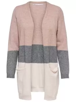 ONLY Long Knitted Cardigan Women Pink