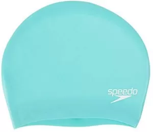 Speedo Adult Unisex Long Hair Swimming Cap Green One Size