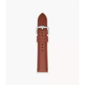 Fossil Mens 22Mm Cactus Leather Strap - Brown