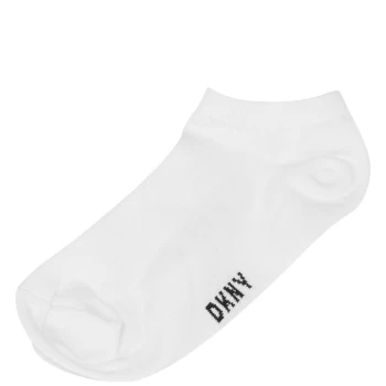 DKNY 3 Pack Trainers Socks - White