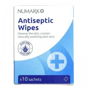 NUMARK Antiseptic Wipes 10 Sachets