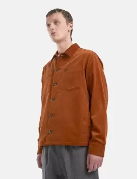 Fred Perry Overshirt (Cord) - Nut Flake Brown