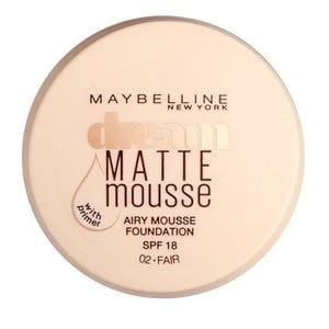 Maybelline Dream Matte Mousse Foundation 002 Fair Nude