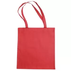 Jassz Bags "Beech" Cotton Large Handle Shopping Bag / Tote (One Size) (Dubarry Pink)
