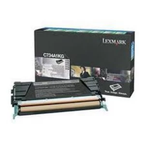 Lexmark C734A1KG Black Laser Toner Ink Cartridge