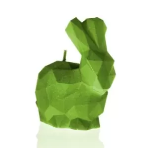 Small Rabbit Candle &ndash; Lime Green