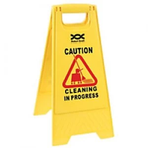 Caution Wet Floor Sign Plastic Yellow