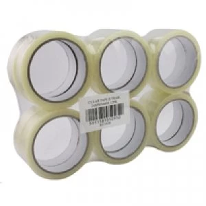 Nice Price Clear Sticky Tape 24mmx66m Pack of 12 WX27017