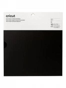 Cricut Smart Paper Sticker Cardstock (10 Sheets, 33Cm X 33Cm) - Black
