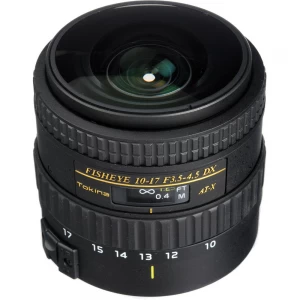 Tokina AT-X 107 AF DX Fisheye AF 10-17mm f/3.5-4.5 Lens For Nikon Mount