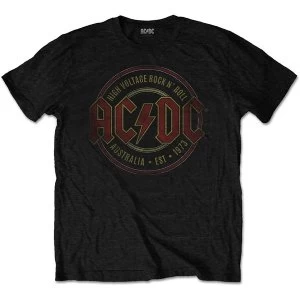 AC/DC - Est. 1973 Unisex XXX-Large T-Shirt - Black