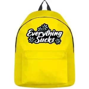 Grindstore Everything Sucks Backpack (One Size) (Yellow) - Yellow