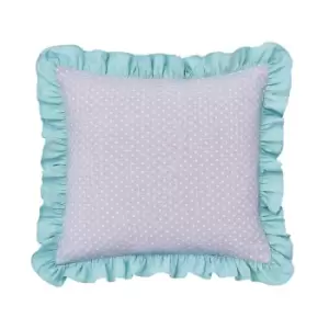 Helena Springfield Ness Cushion 45cm x 45cm, Duckegg and Pink