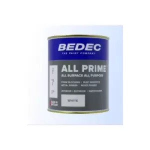 Bedec - All Prime Paint - White - 750ml - White