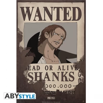 One Piece - Wanted Shanks Small Poster