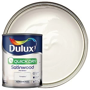 Dulux Quick Dry Timeless Satinwood Mid Sheen Paint 750ml