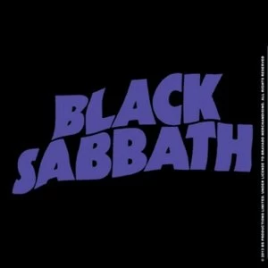Black Sabbath - Wavy Logo Single Cork Coaster