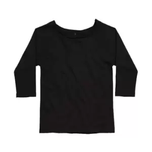 Mantis Womens/Ladies Flash Dance Sweatshirt (L) (Black)