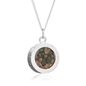 Rachel Jackson London Silver Tourmaline October Birthstone Amulet Necklace