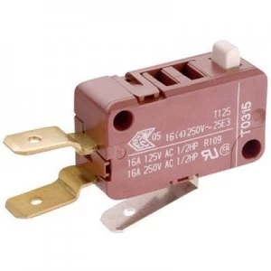 Marquardt Microswitch 1085.0403 250 V AC 16 A 1 x OnOn momentary