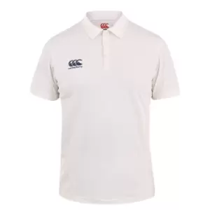 Canterbury Childrens/Kids Short Sleeve Cricket Shirt (8) (Cream)