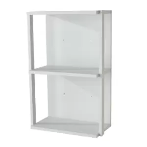 Arran 40cm wide shelf, small wall unit - matt white