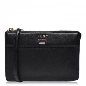 DKNY Ava Top Zip Crossbody Bag - Black/Gold BGD