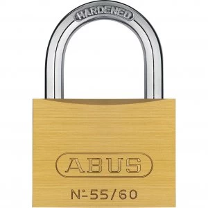 Abus 55 Series Basic Brass Padlock Keyed Alike 60mm Standard 5601
