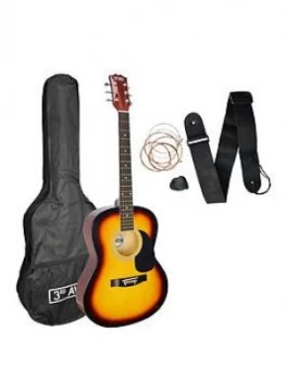 3Rd Avenue 3Rd Avenue Acoustic Guitar Pack - Sunburst With Free Online Music Lessons