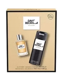 David Beckham Classic Gift Set 40ml Eau de Toilette and 150ml Deodorant