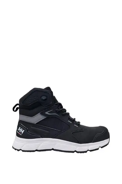 Helly Hansen Mens Kensington MXR Mid Work Boots UK Size 10 (EU 44) BLACK/WHITE HH059-BLKWH-10
