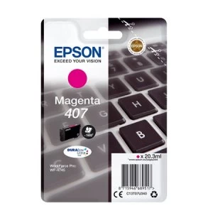 Epson Keyboard 407 Magenta Ink Cartridge