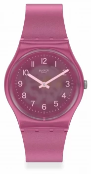Swatch BLURRY Pink Pink Silicone Strap GP170 Watch